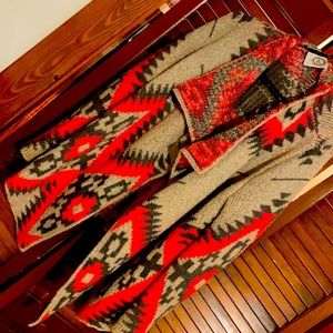 Womens Aztec Cardigan